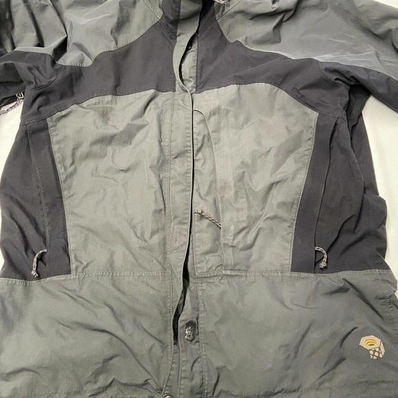 Womens MOUNTAIN HARDWEAR Gray Conduit Ski Snowboarding Jacket Sz 12 - Picture 2 of 5
